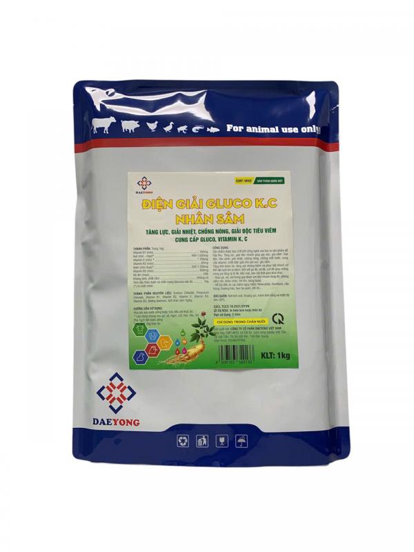 ĐIỆN GIẢI GLUCO K.C NHÂN SÂM 